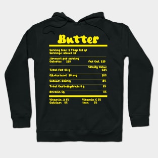 Funny Butter Nutritional Family Groovy Matching Costume Hoodie